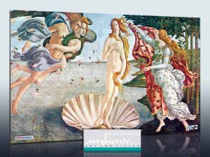 Infrarot Bildheizung 110 x 60 cm Rahmenlos slimline - Geburt der Venus