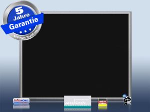 Infrarotheizung 70 x 60 cm wei� Alurahmen 23 mm + Optionen