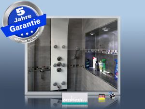 Infrarotheizung 70 x 60 cm wei� Alurahmen 23 mm + Optionen
