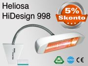 Infrarot Heizstrahler Heliosa HiDesign 998/999 IPX5 1500 Watt Flexarm