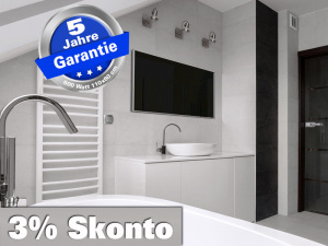 Infrarotheizung 600 Watt schwarz Spiegelheizung Bad 110x60 M10