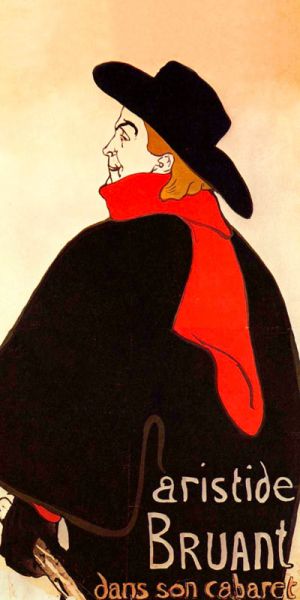 Lautrec: Henri de Aristide Bruant für Infrarot Bildheizung 60x120