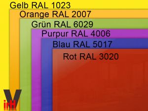 Aufpreis fr farbige Front nach RAL fr Infrarotheizung 700 Watt