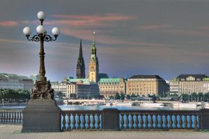 Bildheizung-Motiv Lombardsbrcke fr Standard Infrarotheizungen