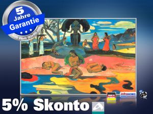 infrarot Bildheizung Kunst 500 Watt 90x60 M10-SL Sonntag (Gauguin)