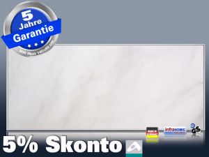 Infrarot Bildheizung 900 Watt 140x60 M10-SL Marmor hellwei�