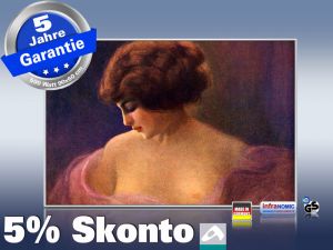 Infrarot Bildheizung Kunst 500 Watt 90x60 M10-SL Negligé