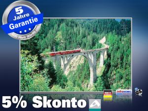 infrarot Bildheizung 500 Watt 90x60 M10-SL Viadukt