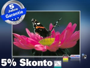 infrarot Bildheizung 500 Watt 90x60 M10-SL Schmetterling