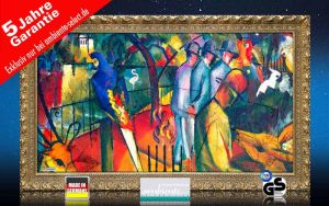 Infrarot Bildheizung Kunst 600 Watt 110x60 StG Zoologischer Garten