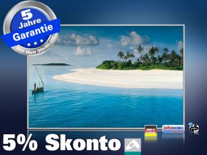 Infrarot Bildheizung 500 Watt 90x60 M10-SL Malediven