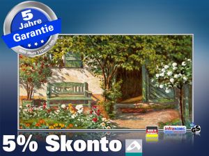 Infrarot Bildheizung Kunst 600 Watt 110x60 M10-SL Vorgarten