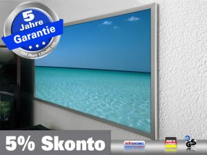 Infrarot Bildheizung 700 Watt 120x60 M23 Mittelmeer