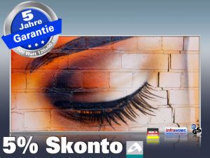Infrarot Bildheizung 700 Watt 120x60 M10-SL Auge