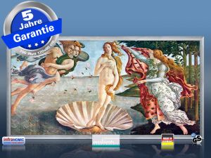 Infrarot Bildheizung Kunst 700 Watt 120x60 M23 Geburt der Venus