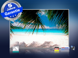 Infrarotheizung als Bild Bildheizung 500 Watt 90x60 M10-SL Strand