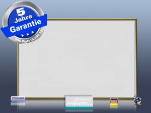 Infrarotheizung Glas weiß Spiegelheizung 500 Watt 90x60 M10M