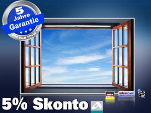 infrarot Bildheizung 500 Watt 90x60 M10-SL Fenster II