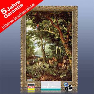 infrarot Bildheizung Kunst 500 Watt 90x60 Stilrahmen StG Das Paradies