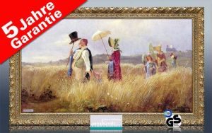 Infrarot Bildheizung Kunst 600 Watt 110x60 StG Sonntagsspaziergang