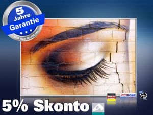 Infrarot Bildheizung 500 Watt 90x60 M10-SL Auge