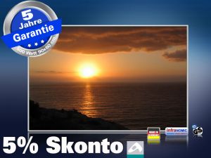 infrarot Bildheizung 500 Watt 90x60 M10-SL Sonnenaufgang