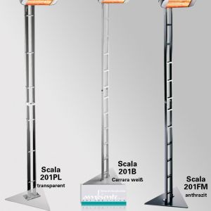 Stativ Scala 213 cm hoch fr Infrarotstrahler Heliosa HiDesign