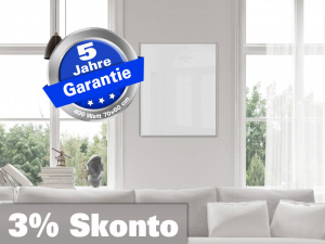 Infrarotheizung Glas weiß Spiegelheizung Bad 400 Watt 70x60 M10