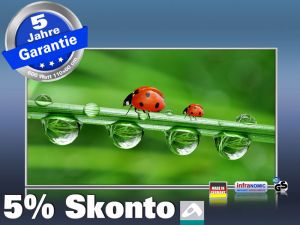 Infrarot Bildheizung 600 Watt 110x60 M10-SL Marienkäfer