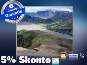 Infrarot Bildheizung 400 Watt 70x60 M10-SL Island