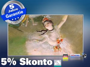 Infrarot Bildheizung Kunst 600 Watt 110x60 M10-SL Primaballerina