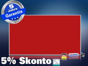 Infrarotheizung farbig 600 Watt 110x60 M10-SL RAL Verkehrsrot