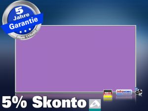 Infrarotheizung farbig 600 Watt 110x60 M10-SL RAL Verkehrspurpur