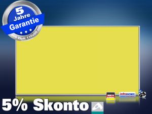Infrarotheizung farbig 600 Watt 110x60 M10-SL RAL Verkehrsgelb