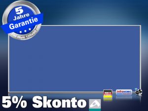 Infrarotheizung farbig 700 Watt 120x60 M10-SL RAL Verkehrsblau
