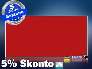 Infrarotheizung farbig 700 Watt 120x60 M10-SL RAL Verkehrsrot