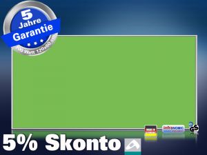 Infrarotheizung farbig 700 Watt 120x60 M10-SL RAL Minzgr�n