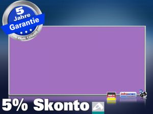 Infrarotheizung farbig 700 Watt 120x60 M10-SL RAL Verkehrspurpur