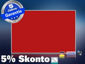 Infrarotheizung farbig 500 Watt 90x60 M10-SL RAL Verkehrsrot