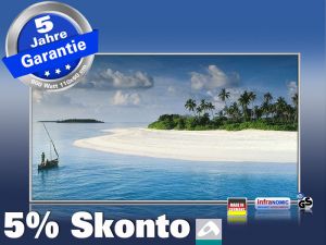 Infrarot Bildheizung 600 Watt 110x60 M10-SL Malediven