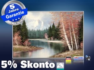 Infrarot Bildheizung Kunst 500 Watt 90x60 M10-SL Berglandschaft