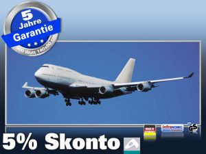 Infrarot Bildheizung 900 Watt 140x60 M10-SL Jumbo Jet