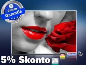 Infrarot Bildheizung 500 Watt 90x60 M10-SL red lips
