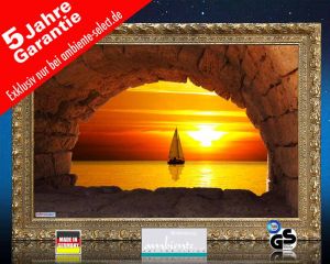 infrarot Bildheizung 500 Watt 90x60 Stilrahmen StG sailing