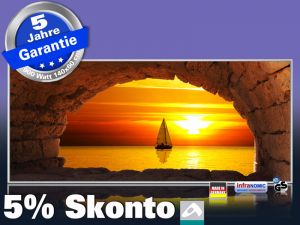 Infrarot Bildheizung 900 Watt 140x60 M10-SL sailing