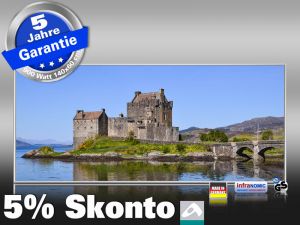 Infrarot Bildheizung 900 Watt 140x60 M10-SL Eilean Donan Castle