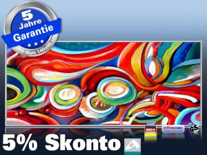 Infrarot Bildheizung 900 Watt 140x60 M10-SL fondale fantasia