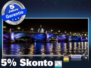 Infrarot Bildheizung 900 Watt 140x60 M10-SL London bei Nacht