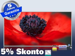 Infrarotheizung als Bild Bildheizung 700 Watt 120x60 M10-SL Mohn