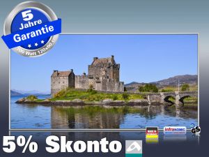 Infrarot Bildheizung 700 Watt 120x60 M10-SL Eilean Donan Castle